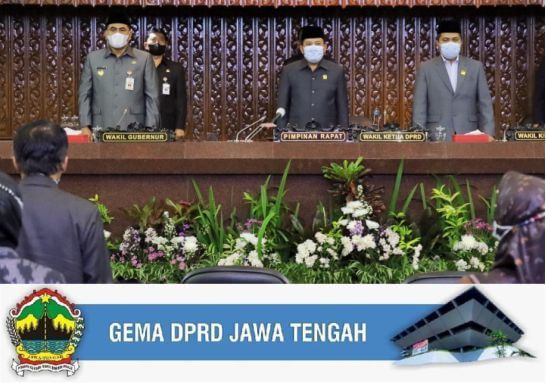 RAPAT PARIPURNA VIRTUAL: Pandangan Umum Fraksi & Tanggapan Gubernur atas Raperda Jamkrida