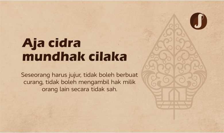 Aja Cidra Mundhak Cilaka, Jangan Berbuat Curang Agar Tak Celaka