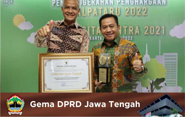 DPRD Jateng Raih ‘Nirwasita Tantra 2021’ dari Menteri LHK 