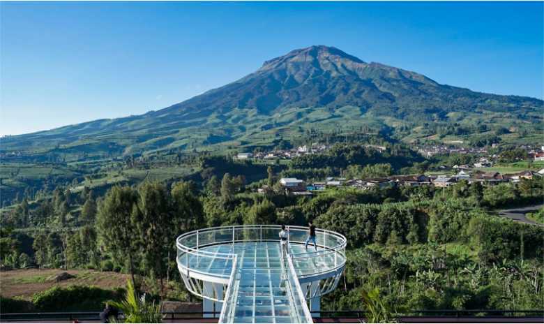 Sigandul View Temanggung, Menikmati Secangkir Kopi Berlatar Panorama Gunung Sumbing